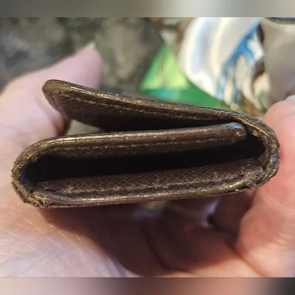 Louis Vuitton Damier Ebene 4 Key Case Holder W/Twilly, Charms, & Wristlet Added - Picture 7 of 17